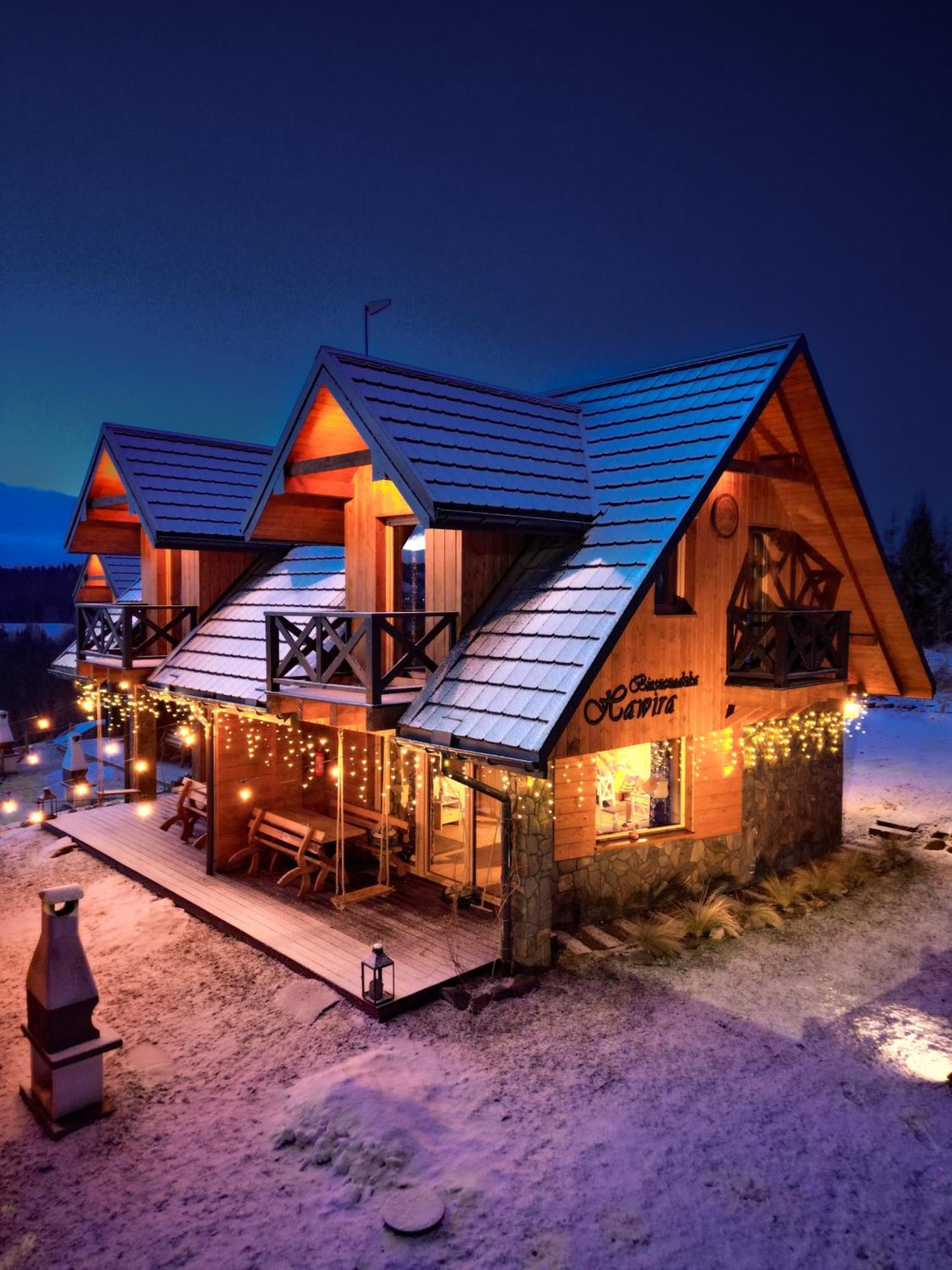 Bieszczadzka Hawira Villa โปลันชิกค์ ภายนอก รูปภาพ